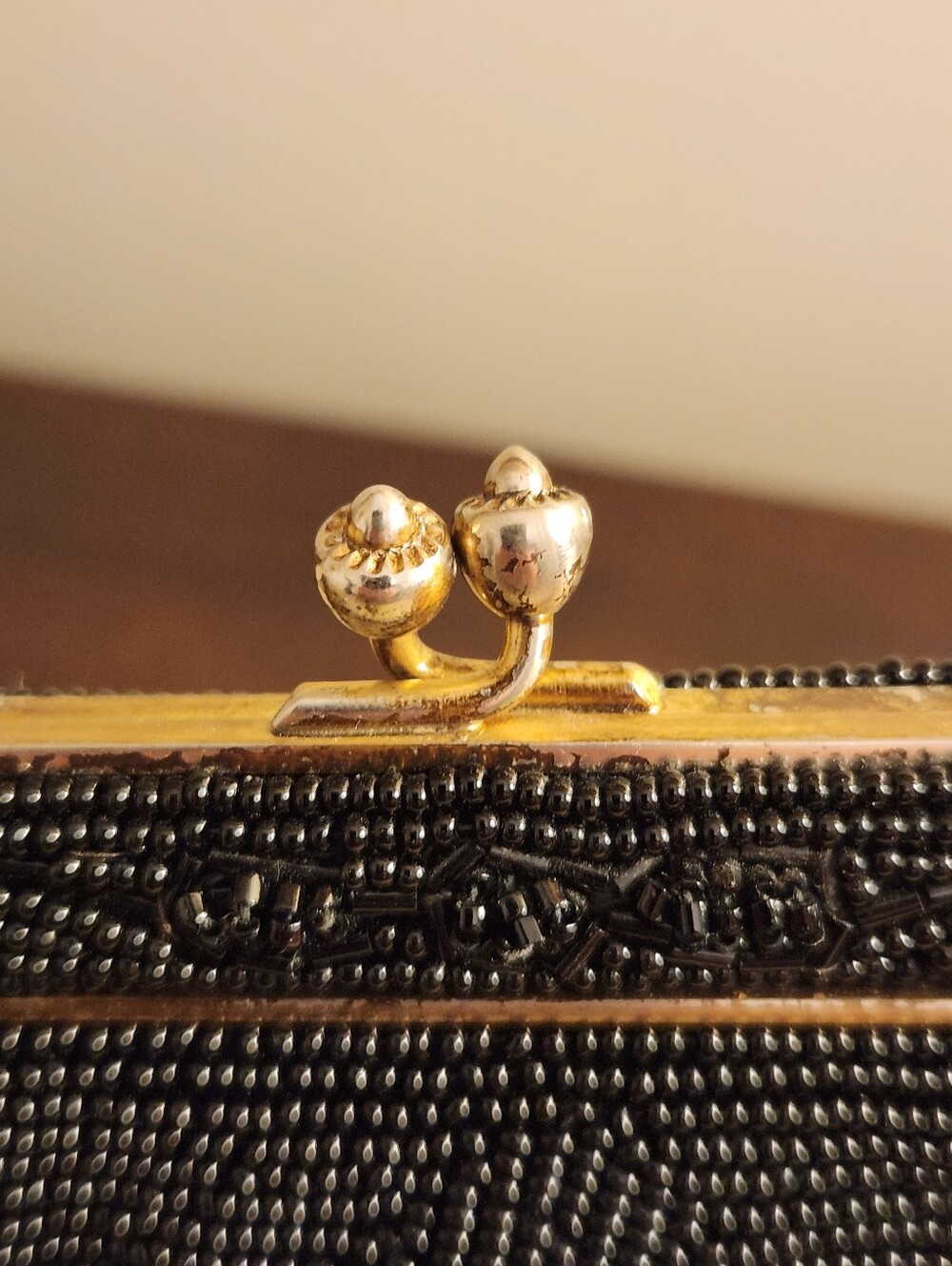 1960s Walborg Black Beaded Handbag - Picture 5 of 10